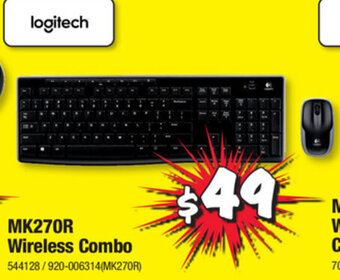 JB Hi-Fi Logitech MK270R Wireless Combo offer
