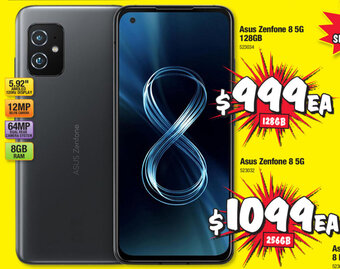 JB Hi-Fi Asus Zenfone 8 5G 128GB offer