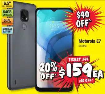 JB Hi-Fi Motorola E7 514833 offer