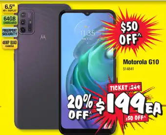 JB Hi-Fi Motorola G10 514841 offer