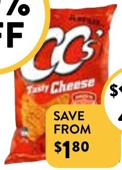 Foodworks CC's Corn Chips 175g or Cornados 110g offer