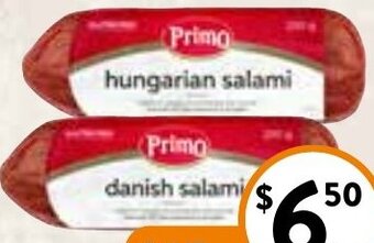 Foodworks Primo Salami Knob 200g offer