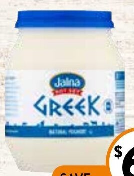 Foodworks Jalna Yoghurt 1kg Selected Varieties offer