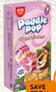 Foodworks Streets Paddle Pop Ice Cream 8 Pack offer