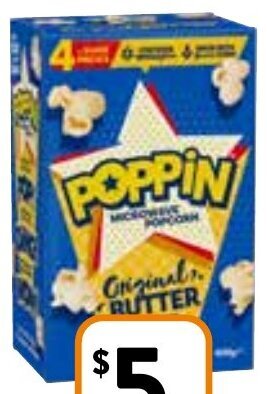 Foodworks Green's Poppin Microwave Popcorn 400g offer