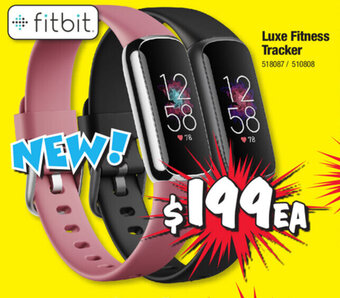 JB Hi-Fi Fitbit Luxe Fitness Tracker offer
