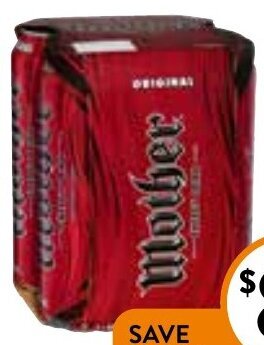 Foodworks Mother Energy Drink 4 Pack x 500ml offer