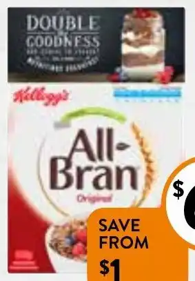 Foodworks Kellogg's All Bran 530g offer