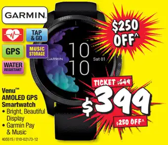 JB Hi-Fi Venu Amoled GPS Smartwatch offer