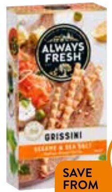 Foodworks Always Fresh Grissini 125g offer