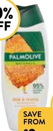 Foodworks Palmolive Naturals Shower Gel or Body Wash 500ml offer