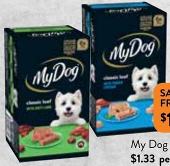 Foodworks My Dog Wet Food 6 Pack x 100g offer