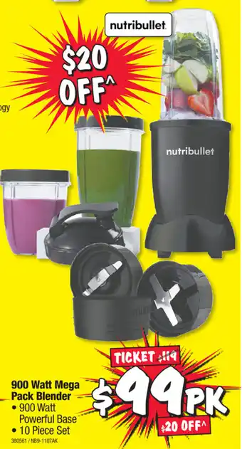 JB Hi-Fi 900 Watt Mega Pack Blender offer