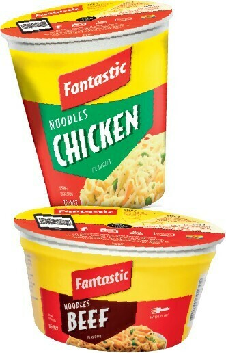 IGA Fantastic Cup or Bowl Noodles 70u201085g Selected Varieties offer
