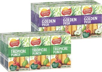IGA Golden Circle Fruit Drink 6x250mL Selected Varieties offer