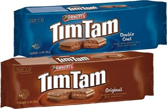 IGA Arnott’s Chocolate Tim Tam Biscuits 160-200g Selected Varieties offer