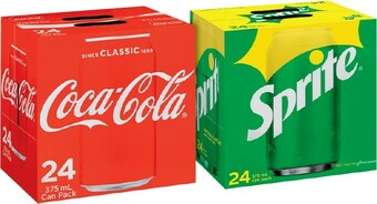 IGA Cocau2011Cola, Sprite or Fanta 24x375mL Selected Varieties offer