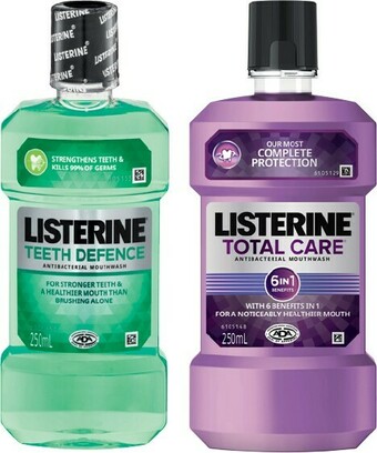 IGA Listerine Mouthwash 250mL Selected Varieties offer