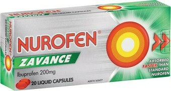 IGA Nurofen Zavance Liquid Capsules 20 Pack** offer