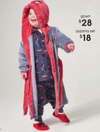 Target Spider-Man. Flannelette Pyjama Set. Size 2-8 offer