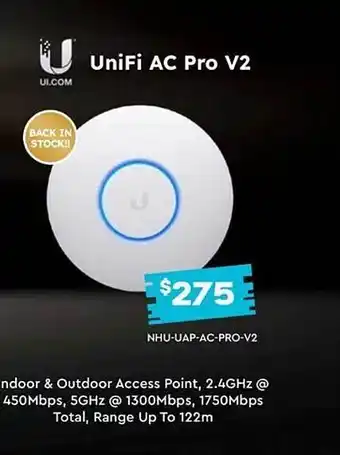 Leader Computers Unifi ac pro v2 ulcom offer