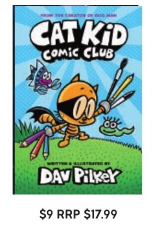 Target Cat Kid Comic Club Dav Pilkey offer
