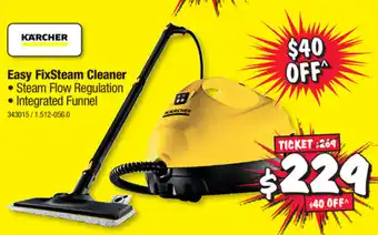 JB Hi-Fi K'A'RCHER - Easy FixSteam Cleaner - 343015 / 1.512-056.0 offer