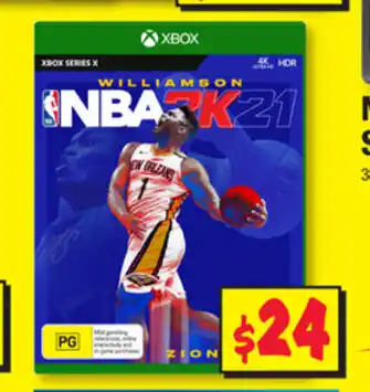 JB Hi-Fi XBOX - NBA 2K21 offer