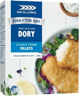 Woolworths Sealord Dory or Southern Blue Whiting 300-320g – From the Freezer offer
