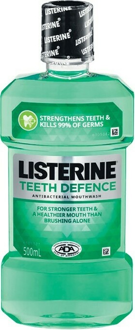Woolworths Listerine Teeth Defence Mouthwash 500ml offer