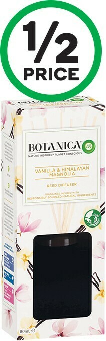 Woolworths Botanica by Airwick Reed Diffuser 80ml offer