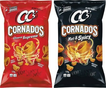 Woolworths CC’s Cornados 110g offer