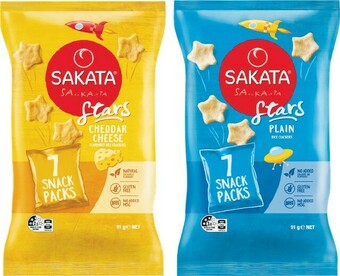 Woolworths Sakata Stars 91g Pk 7 offer
