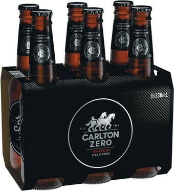 Woolworths Carlton Zero 6 x 330ml offer