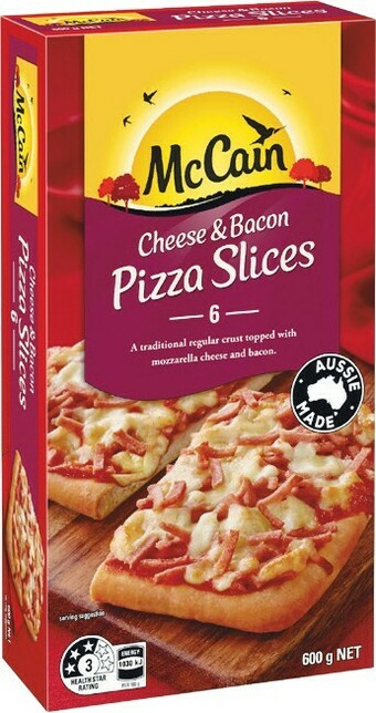 Woolworths McCain Pizza Slices 600g offer