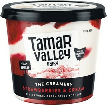 Woolworths Tamar Valley Dairy The Creamery Yoghurt 700g offer