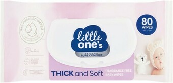 Woolworths Little One’s Thick Baby Wipes Pk 80 offer
