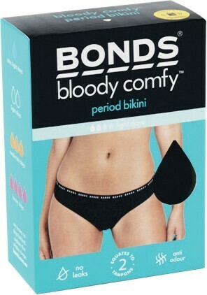 Woolworths Bonds Bloody Comfy Light Bikini Size 8-16 Pk 1 offer
