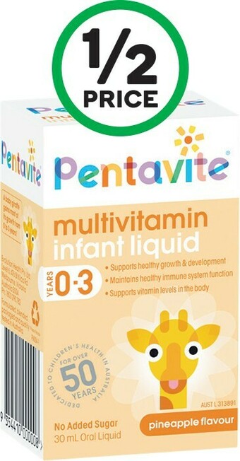 Pentavite Multivitamin Infant Liquid 30ml*