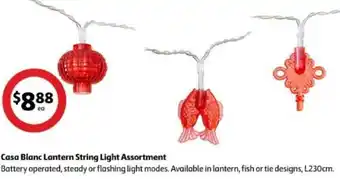 Coles Casa Blanca Lantern String Light Assortment L230cm offer