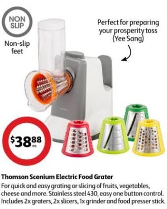 Thomson Scenium Electric Food Grater