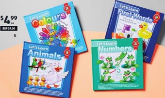 ALDI Let's Learn Books offer