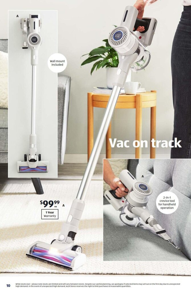 2in1 Cordless Stick Vacuum offer at ALDI