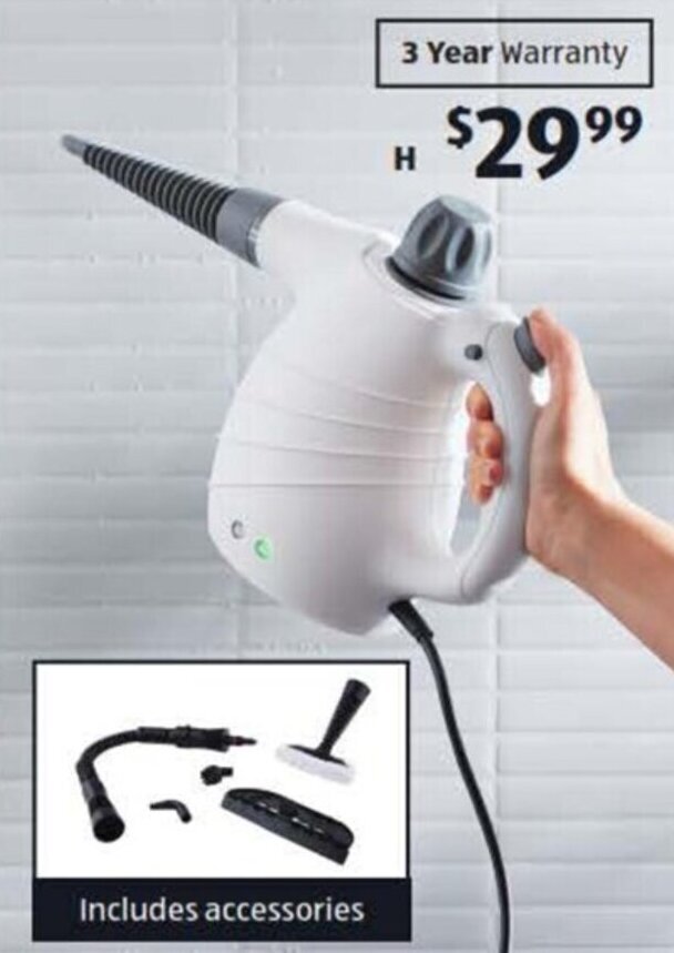 Handheld Steam Cleaner offer at ALDI
