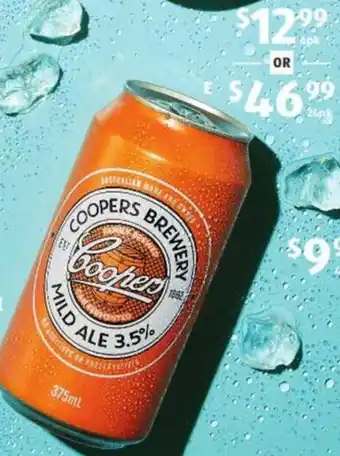 ALDI Coopers Mild Ale 6 x 375 ml offer