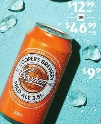 ALDI Coopers Mild Ale 24 x 375 ml offer