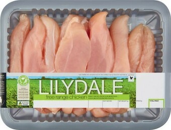 Coles Lilydale Free Range Chicken Tenderloins 500g offer