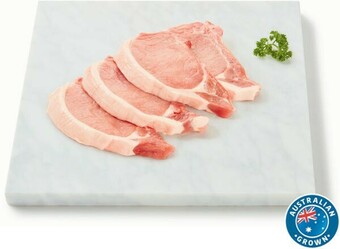 Coles Coles Australian Pork Loin Chops offer