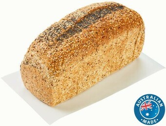 Coles Coles Bakery Hi Fibre Low GI 7 Seed Rolls 4 Pack or Loaf 650g-800g offer