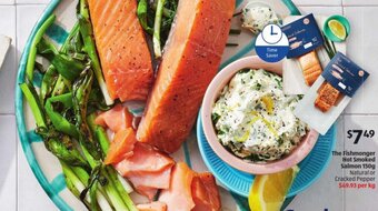 ALDI The Fishmonger Hot Smoked Salmon 150g offer